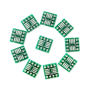 KOOL♥10Pcs SOP8 SSOP8 TSSOP8 to DIP8 Adapter Converter PCB Board