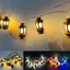 Lấp Lánh Ramadan Eid Mubarak Đèn Lồng Led Cổ Tích Dây Đèn Treo Trang Trí