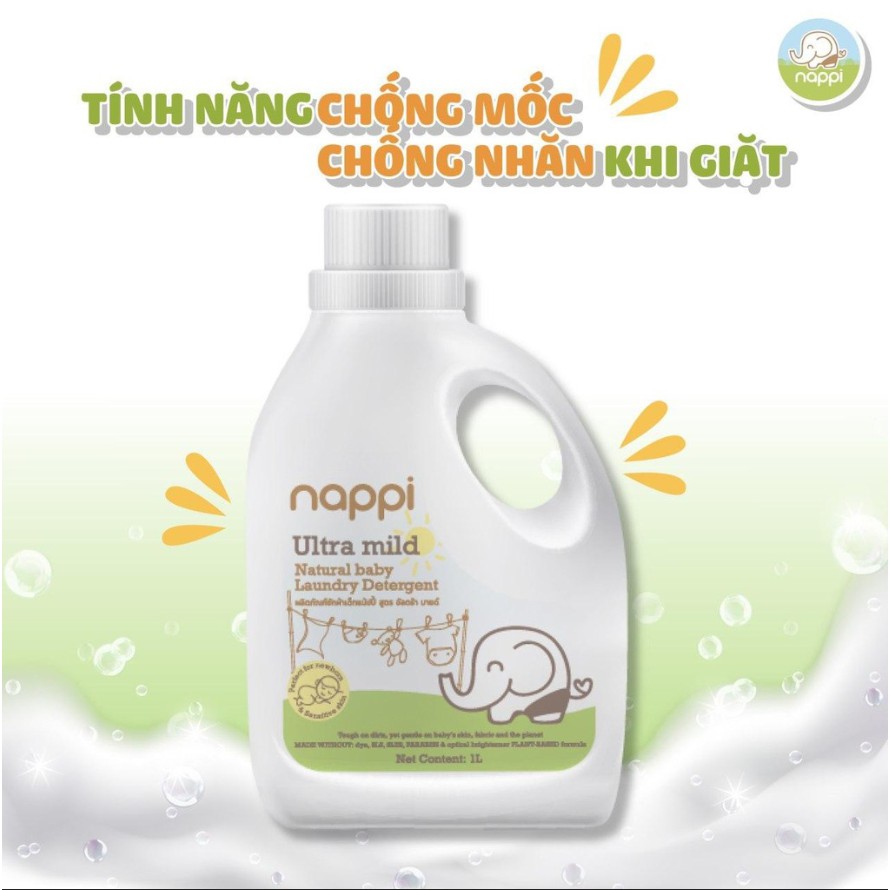 Ảnh Nước Giặt Dầu Cọ Nappi 1000ml 3