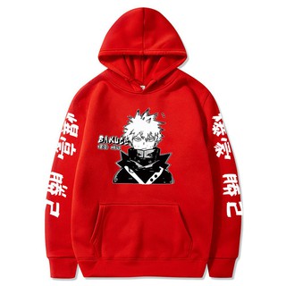 Áo Hoodie My Hero Giới Học Thuật Nam Hoodie Áo Bakugou Manga Anime Nhật Bản Khoác Hoodie
