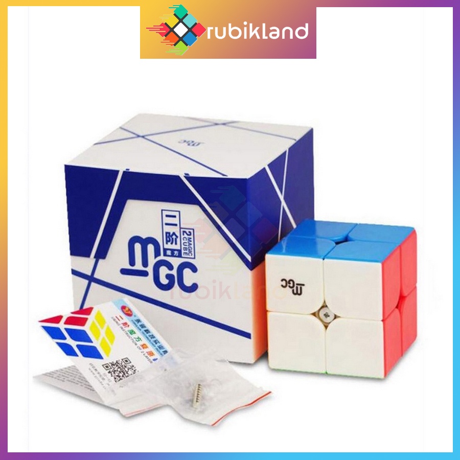 Rubik 2x2 YJ MGC 2x2 Có Nam Châm Stickerless Rubic Không Viền 2 Tầng Đồ ...