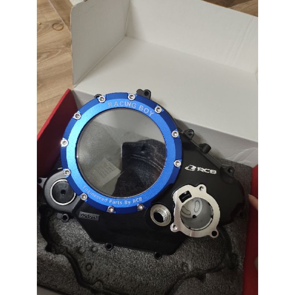 ỐP LỐC MÁY EXCITER 150, ỐP LỐC NỒI TRONG SUỐT RCB CHÍNH HÃNG