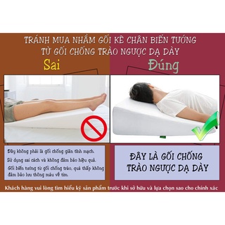Gối Gác Chân Giãn Tĩnh Mạch Hanako Cao 28cm – Kê Cao Hơn Tim, Giảm Đau Mỏi Chân