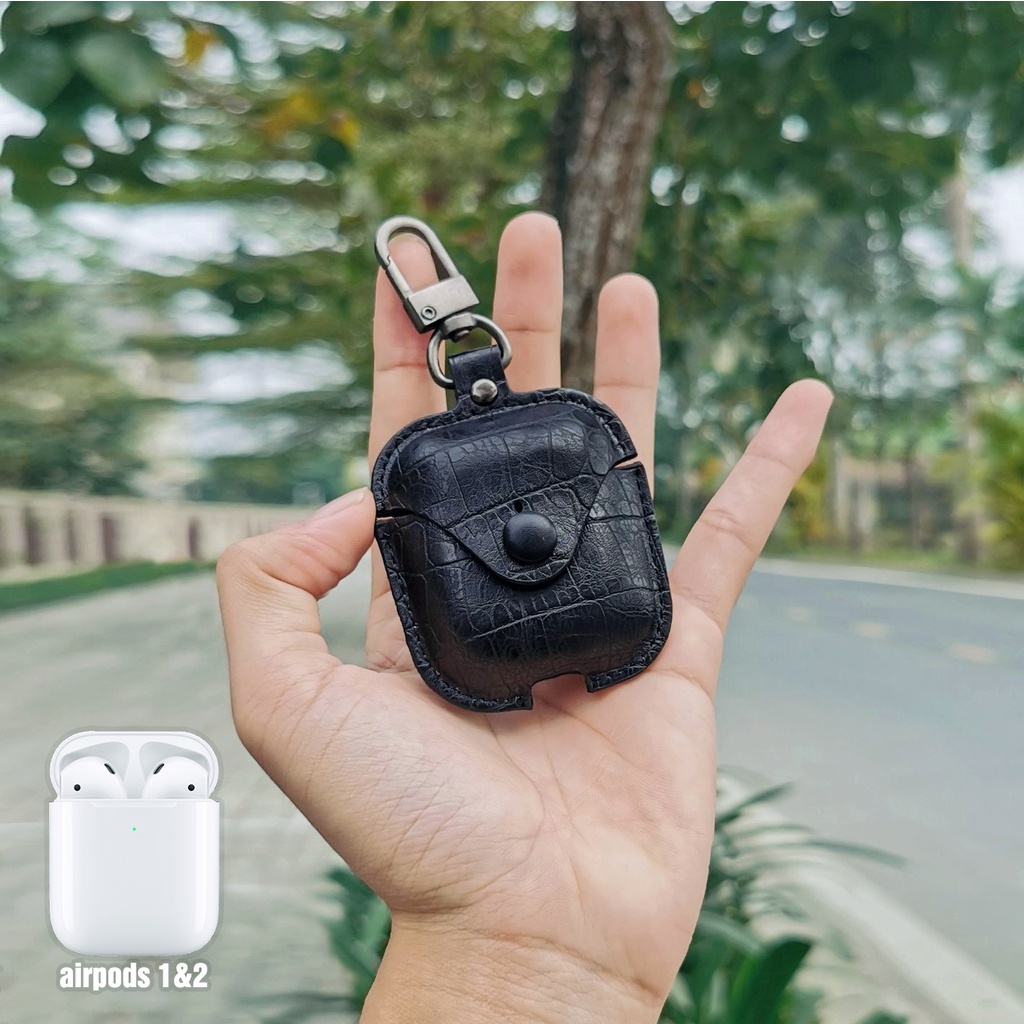 bao da airpod 1 (5 màu da tùy chọn)