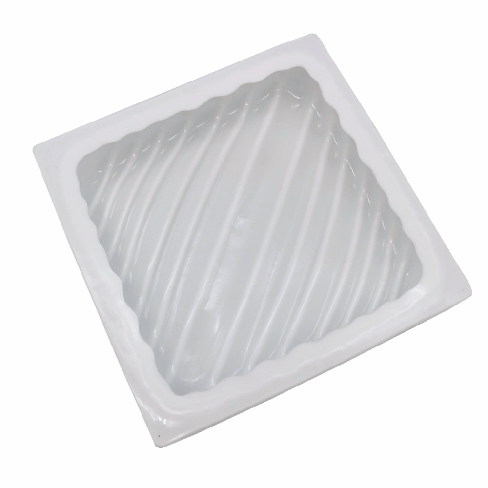 Khuôn Silicone Làm Bánh mousse Hình Vuông Kẻ Sọc diy