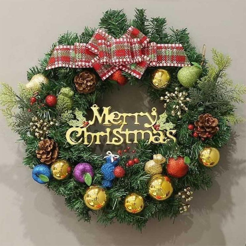 Set 24 trái châu trang trí cây thông noel xinh xắn