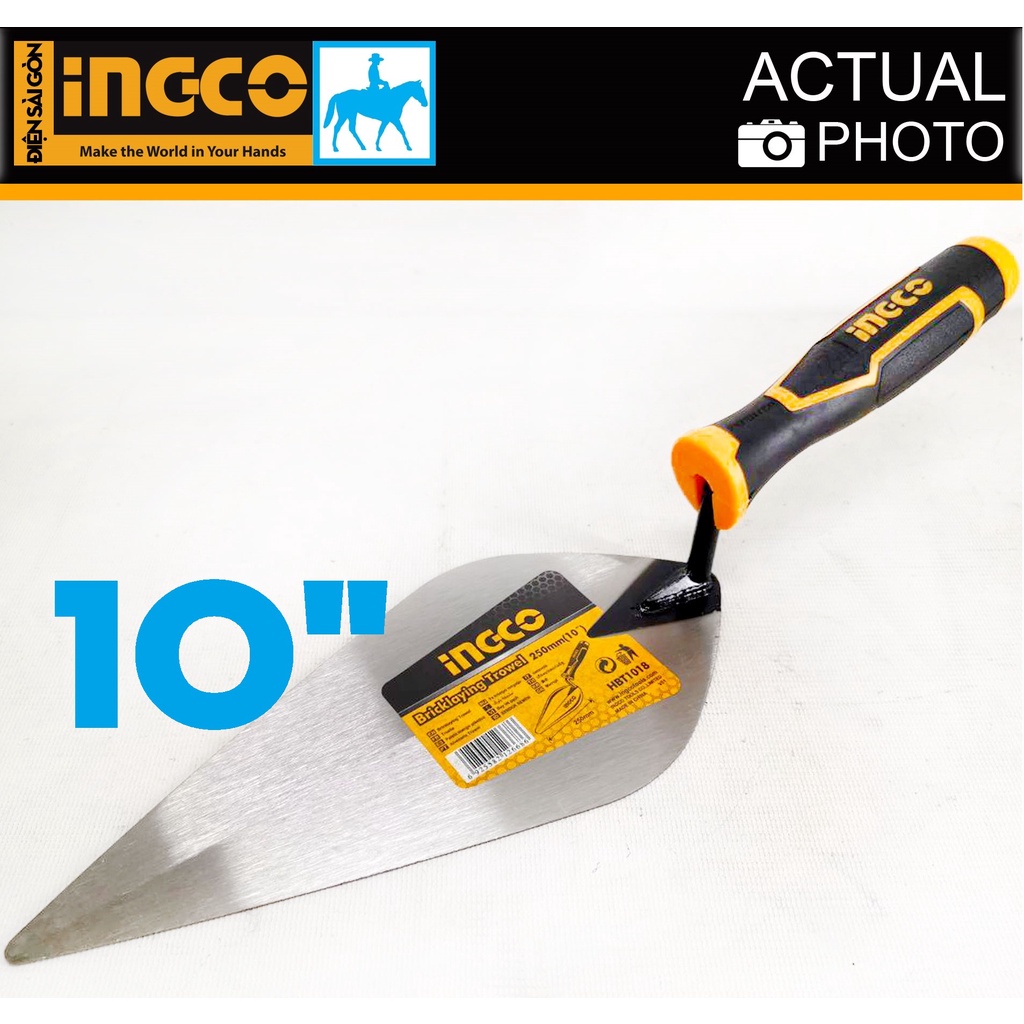 Bay lát gạch bay thợ hồ bay hồ bay tô hồ 10inch INGCO HBT1018 | Shopee ...