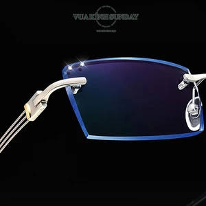 Gọng kính cận khoan titanium cang nan 3 VD231
