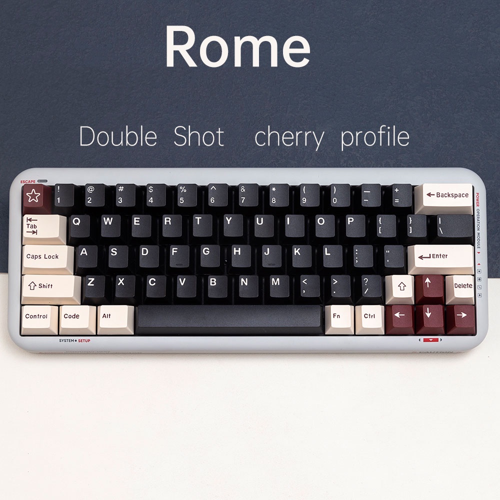 173keys Rome keycaps / Double shot / Cherry profile / abs chất liệu bàn ...