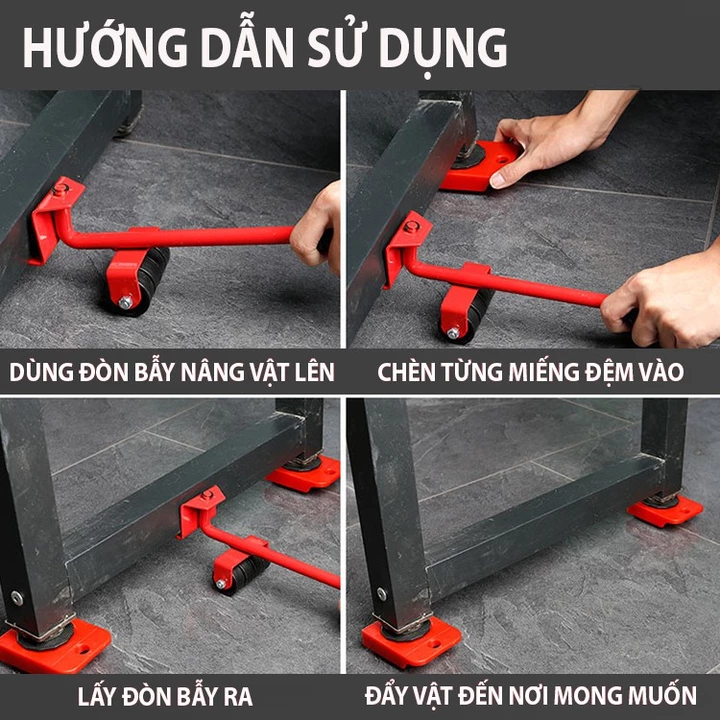 💥 FREE SHIP💥 Dụng Cụ Di Chuyển Đồ Thông Minh - Nâng đồ vật gia đình, di chuyển đồ vật gia đình dễ dàng, an toàn