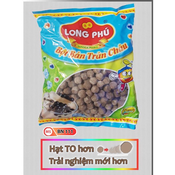 Bột Báng Hạt To LONG PHÚ Gói 1kg – Mềm Dẻo, Dễ Nấu, Topping Trà Sữa Nguyên Liệu Pha Chế Chè & Đồ Uống