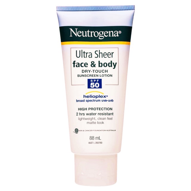 Kem Chống Nắng Neutrogena Ultra Sheer Face And Body Lotion Spf50 88ml