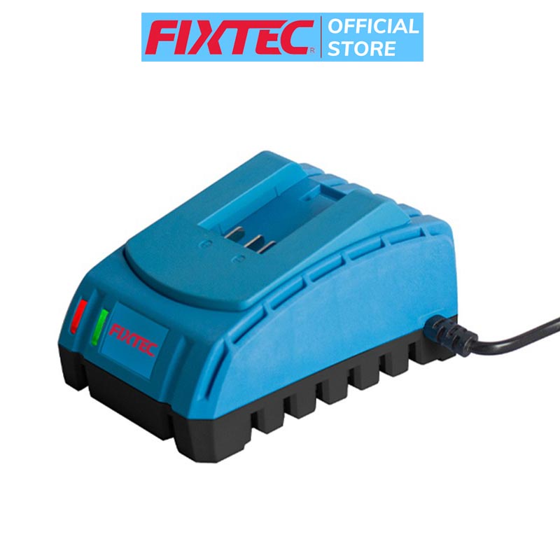 Đế sạc pin 20V FIXTEC FBCH20001, dùng để sạc pin nhanh cho các dòng pin 20V của FIXTEC, cường độ 2.2A