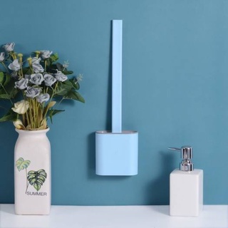 Chổi vệ sinh Silicon Có Hộp Đựng, cọ silicon vệ sinh bồn cầu toilet kích thước 9.8*4.3*36.5cm Mã: A3