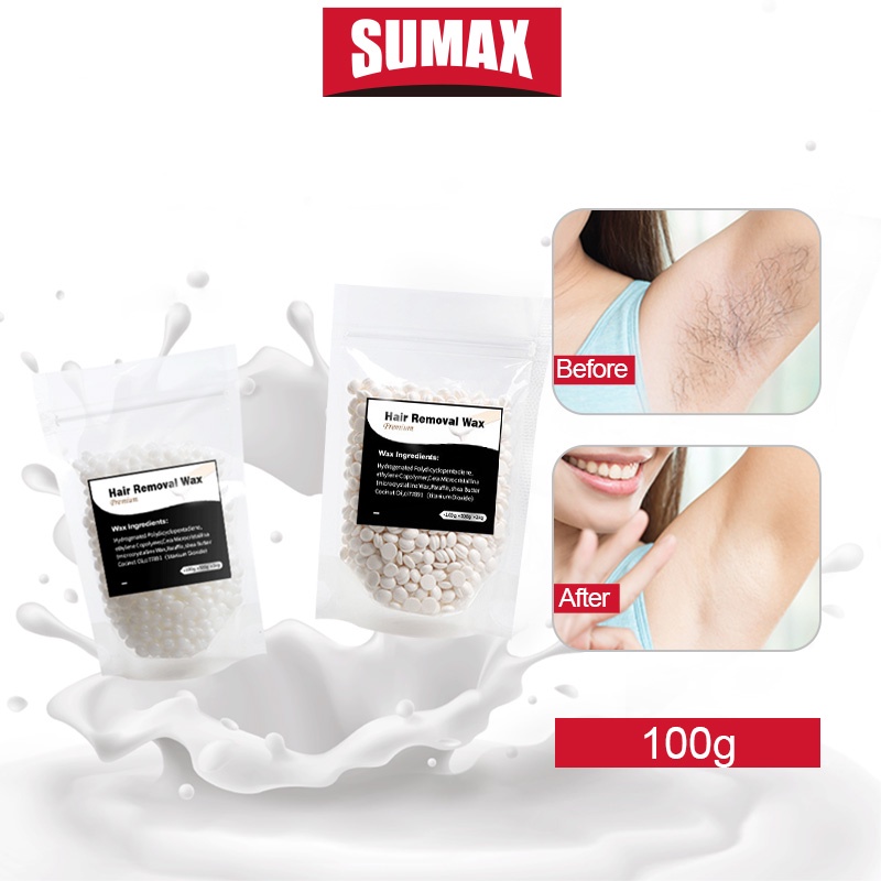 Sáp tẩy lông nóng SUMAX cho vùng da dưới cánh tay/ chân siêu bám lông 500g