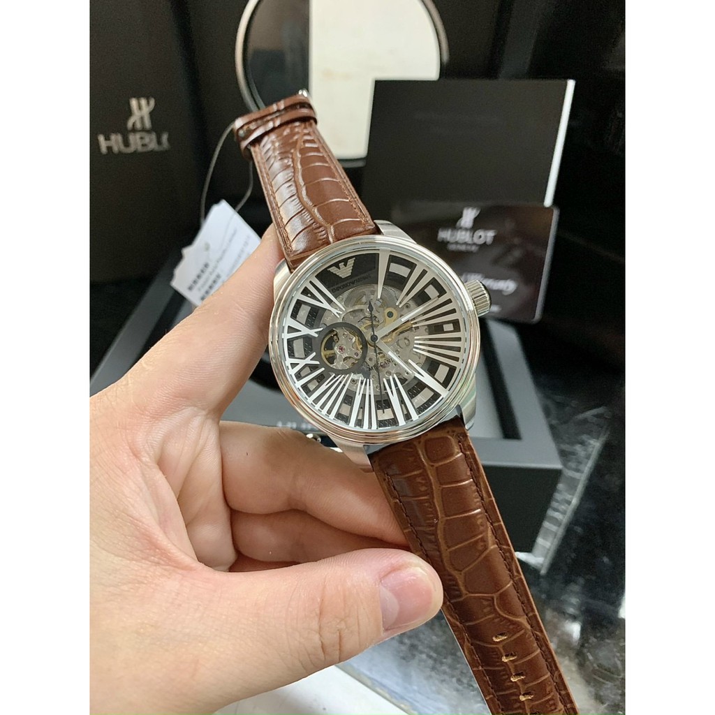 Đồng Hồ Nam Armani Meccanico AR4629 Classic - Dây Da - Size 44mm (1993 ...