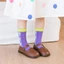 GC1 Trẻ Em Tất Hoa Thoáng Khí Cho Bé Tất Cotton Trẻ Em Hươu Cao Cổ Ngọt Lưới Ngắn Tất 0-7 Tuổi Phong Cách Nhật Bản