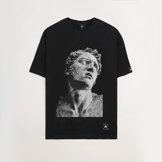 Áo thun oversize in hình tượng đá Roman hi lạp, áo phông nam nữ unisex