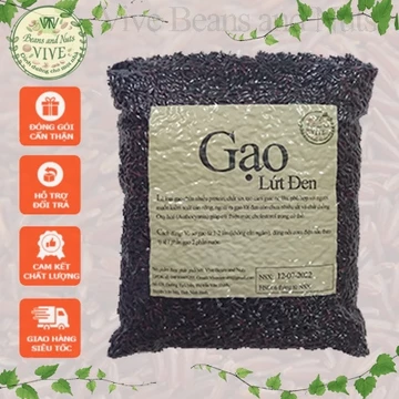 Gạo Lứt Đen Vive (gạo lứt than) túi 1kg hút chân không