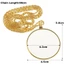 GAVESTO 5X Phóng Đại Trang Trí Đọc Sách Kính lúp Mặt Dây Chuyền Vòng Cổ Dây Chuyền Trang Sức Loupe