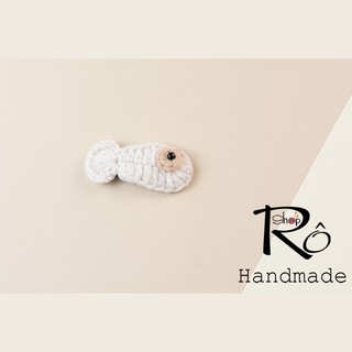 Kẹp tóc con cá Nemo xinh xắn cho nữ và bé gái 5.5cm| Cặp tóc mái len đáng yêu |Shop Rô Handmade