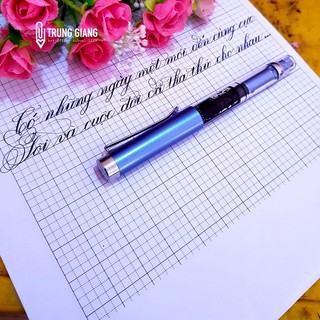 Bút máy luyện chữ bút luyện chữ đẹp viết calligraphy ngòi lá tre nét thanh đậm