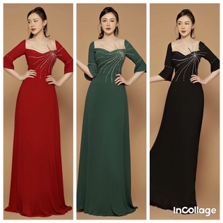 Đầm dạ hội xoè kết pha Lê tia mặt trời cao cấp (đầm dự tiệc cao cấp) tặng hoa tai thời trang xinh xắn