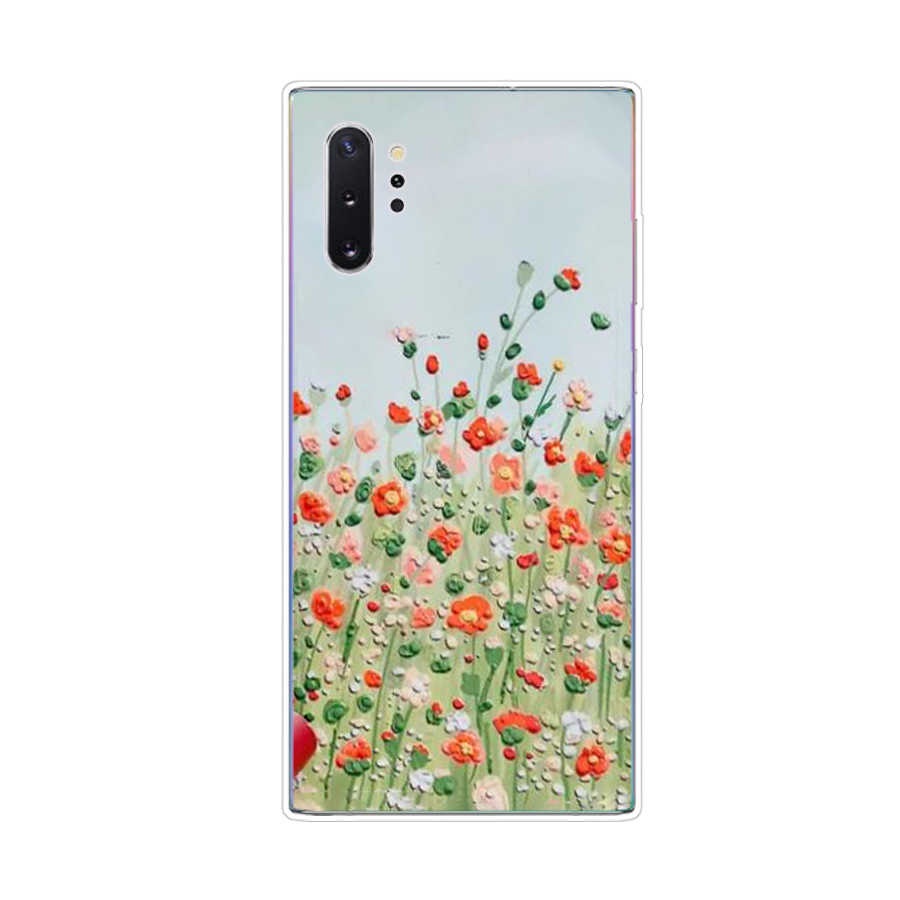Ốp Điện Thoại TPU Dẻo In Họa Tiết Độc Đáo Thời Trang Cho Samsung Galaxy note 9 10 plus