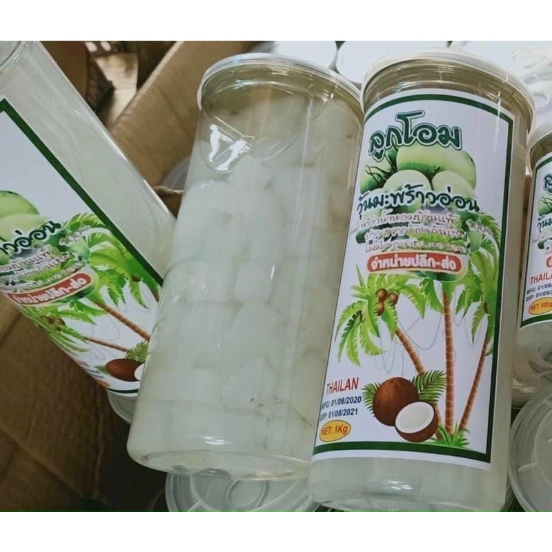 Thạch dừa Thái Lan siêu ngon -1kg [FREE SHIP] TỪ ĐƠN 50K, Hàng ngon nhà làm