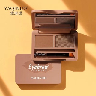YAQINUO Bút Chì Kẻ Lông Mày Hai Hiệu Ứng Tự Nhiên Lâu Trôi Chống Thấm Nước Không Phai Màu