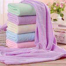 ( KHO SỈ ) Khăn Tắm Xuất Nhật BEAR Hình Gấu 140x70cm Chất Liệu Sợi Tổng Hợp Mềm Mịn Thấm Hút Tốt