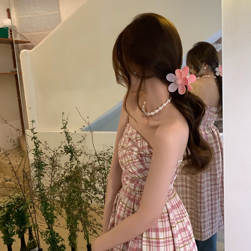 Set 5 Kep Tóc Nữ Tone Hồng Vintage Mẫu Mới Siêu Xinh | BigBuy360 - bigbuy360.vn
