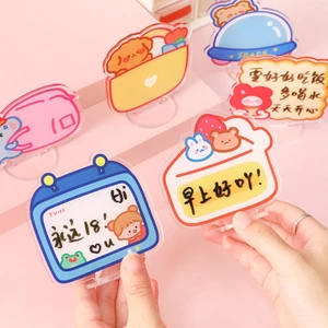 Bảng mini nhựa ghi chú hình cute 7.3x11CM