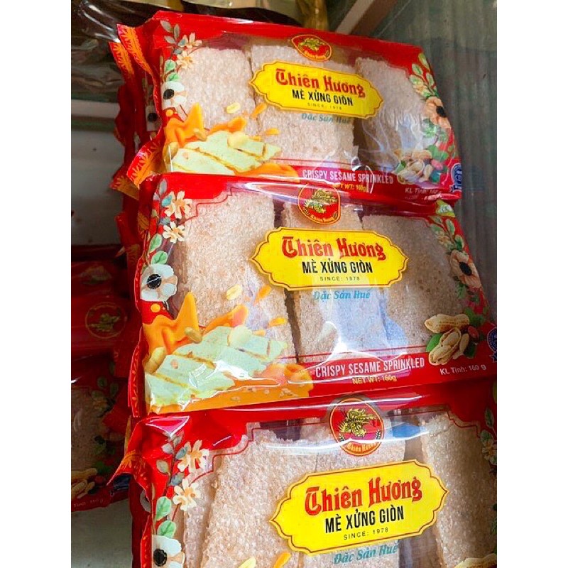 Mè xửng giòn Thiên Hương 160g - Đặc sản Huế