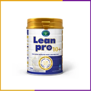 Sữa bột LeanPro 10+ - dinh dưỡng chuyên biệt trước và sau phẫu thuật