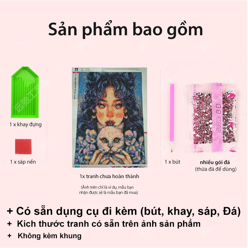 TRANH ĐÍNH ĐÁ tự làm 30x40cm, bộ hạt nhựa đính tranh gắn đá phong cảnh Anime 5D giá rẻ | BigBuy360 - bigbuy360.vn