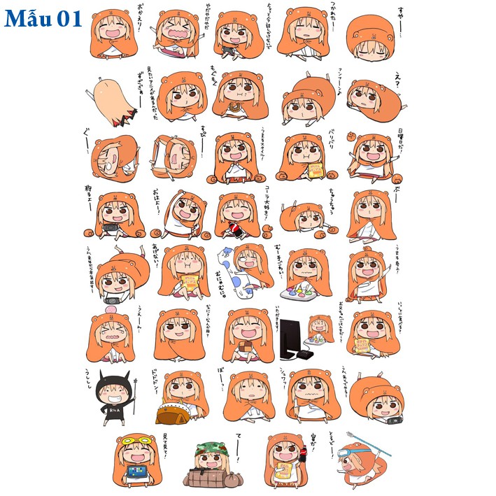 Sticker/ Hình dán anime Himouto Umaru Chan | Shopee Việt Nam