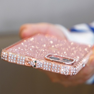 Xnyocn Sang Trọng Kim Cương Ốp lưng 2020 Kim Cương Giả Kim Loại Ốp Lưng Lấp Lánh Cho iPhone 14 ProMax 13 Pro 6S Pluss 7 8 X XR 11 Pro Max 12 Mini K03