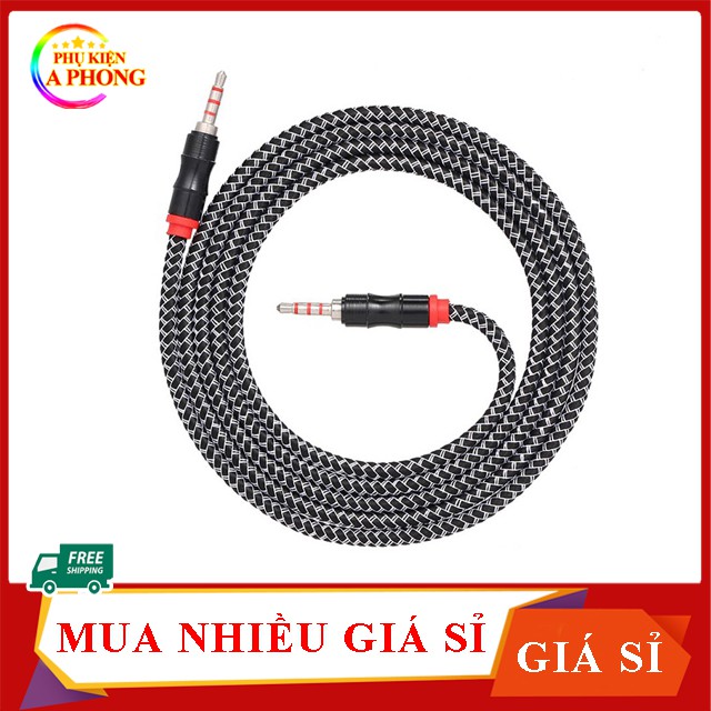 Dây Cáp Âm Thanh AUX Jack Kết Nối 3.5mm dùng cho điện thoại, loa, máy ...
