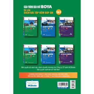 Sách - Giáo Trình Hán Ngữ Boya Sơ Cấp II (Sách Bài Tập Kèm Đáp Án) - Mcbooks