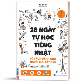 [LIFEMALL9915 - 12% đơn 99K] Sách - 28 Ngày Tự Học Tiếng Nhật Cho Người Mới Bắt Đầu