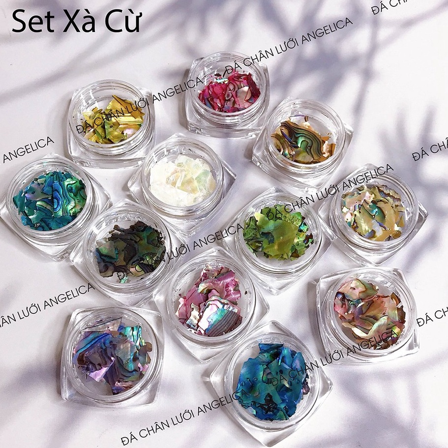 Xà cừ 3D mỏng trang trí móng ANGELICA SXC