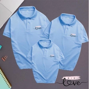 Áo POLO Nam Nữ Gia Đình 3 4 5 Người Có Cổ Chất Poly Thái 4 Chiều Đủ Size Cho Các Thành Viên Từ 8kg-> 100kg-FAMILY FOREVE