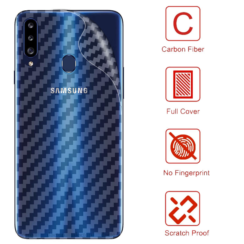 Miếng Dán Mặt Sau Điện Thoại Bằng Sợi Carbon 3d Cho Samsung Galaxy ss A50s A10s A20s A30s A50 A30 A20 A70 A10 M32 M51 M11 M31 M21 M10 M02 5G