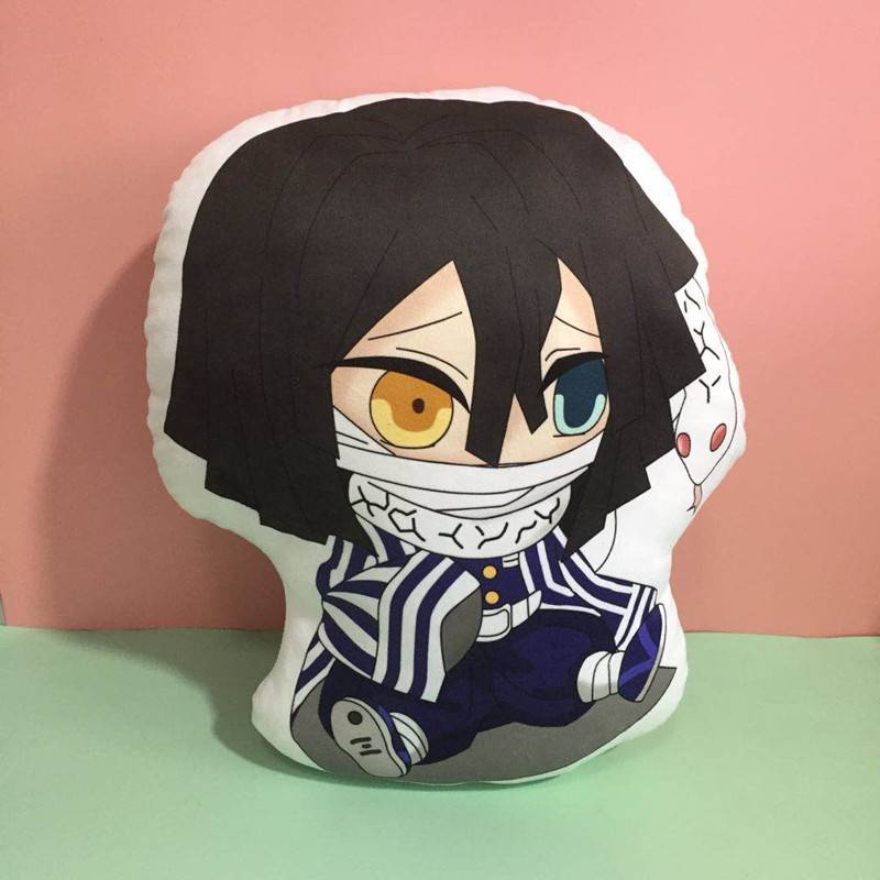 PS1 Demon Slayer Sang Trọng Đồ Chơi Anime Gối Búp Bê Nhồi Bông Kimetsu no Yaiba Mitsuri Sabito Đệm Trang Trí Nhà Quà Tặng SP1