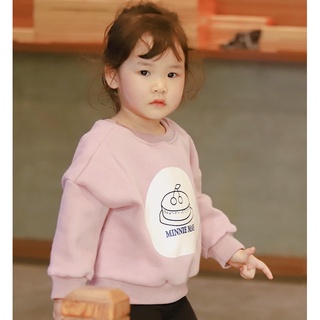 Áo nỉ thu đông hoodie dài tay BATALA KIDS in hoạ tiết bánh kem phong cách Hàn quốc cho bé gái