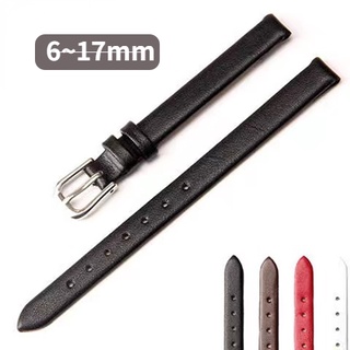 Dây Đeo Thay Thế Bằng Da Bò Thật Kích Thước 6 8 10 12 13 14 15 16 17mm Cho Nữ
