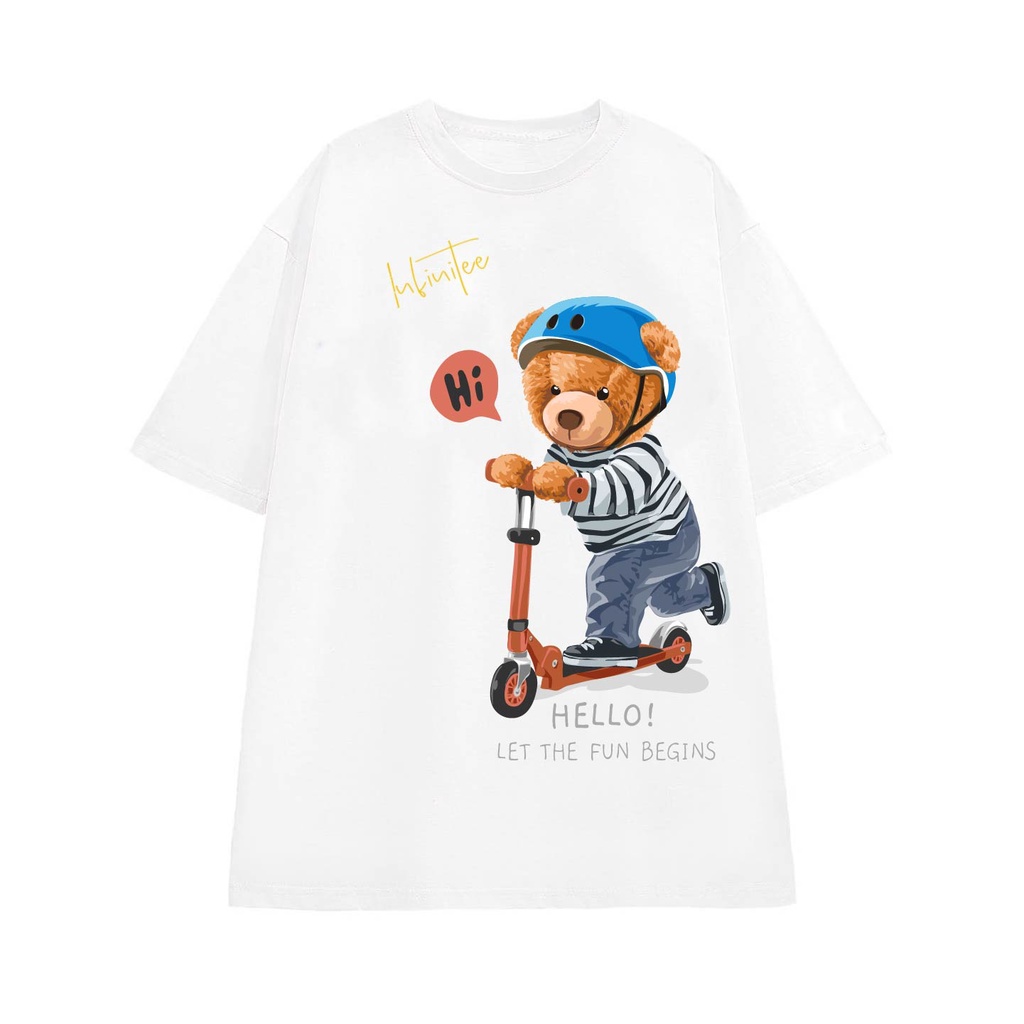 Áo thun INFINITEE Fni0729, Thun 100% Cotton - form rộng Unisex.