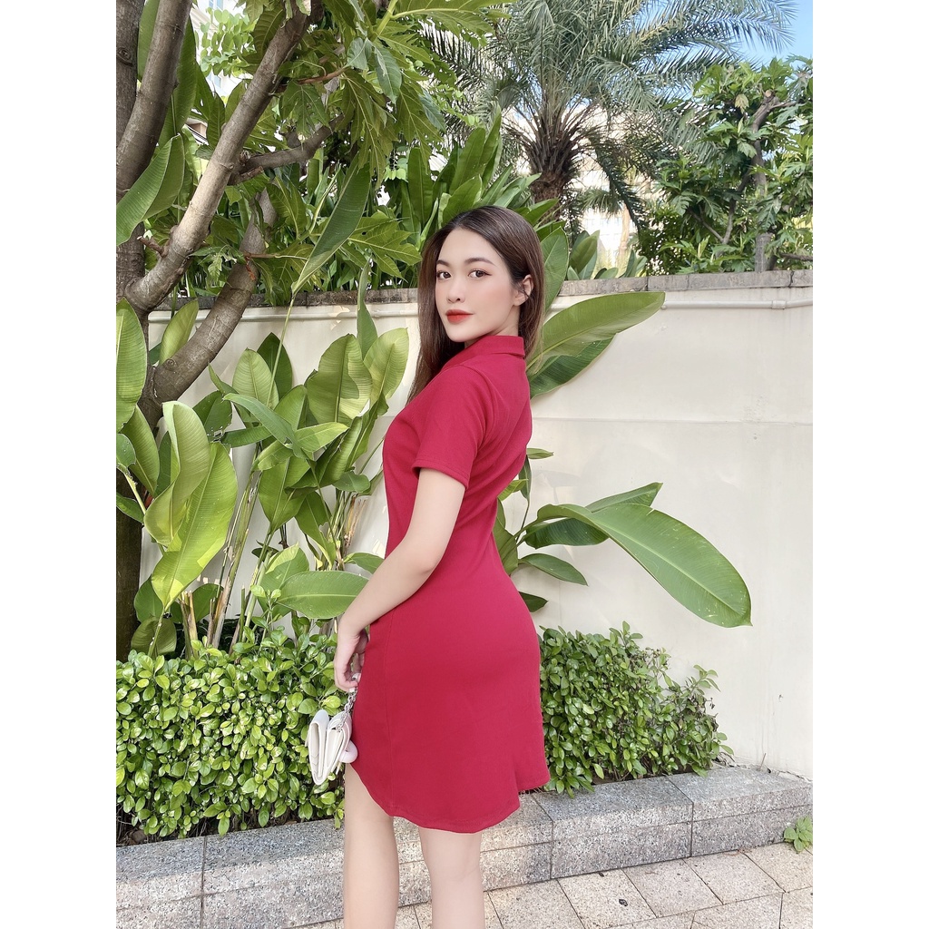 ĐẦM PO LO THUN NHIỀU MÀU DỄ MẶC - NOEL DRESS