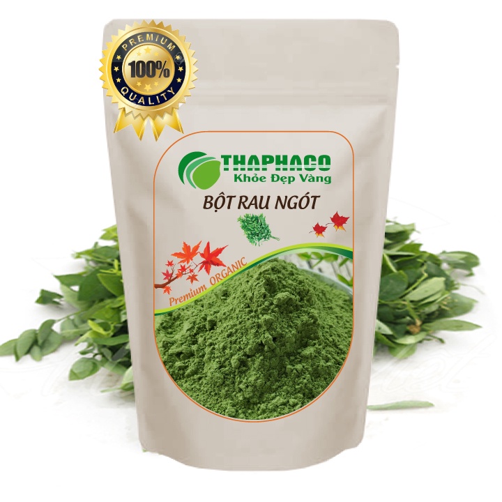 [HCM] Bột Rau Ngót 100g Sấy Lạnh Uống Làm Đẹp Dưỡng Da THAPHACO
